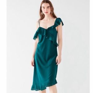 NWT URban Outfitters Holly/Houx ruffle Dress SZ S